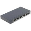 Šakotuvas POE SWITCH DS-3E0510P-E 8 PORT SFP Hikvision