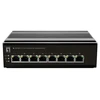 Šakotuvas Level One Carruzzo LevelOne IFS-0801 tinklo komutatorius Ne-valdomas Fast Ethernet (10/100) Juoda
