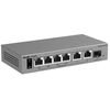 Šakotuvas Ruijie Komutatorius POE RG-ES207GS-HP 4 prievadų + 2 x UPLINK + 1 x SFP REYEE