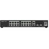 Šakotuvas „Ruijie Networks RG-ES220GS-P“ tinklo jungtys, valdomas L2 gigabito eternetas (10/100/1000), „PoE“ palaikymas, juodas