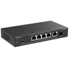 Šakotuvas Ruijie Networks RG-ES206MG-P tinklo komutatorius Valdomas L2 2.5G Ethernet (100/1000/2500) Maitinimas per Eternetą (PoE) Stalinis / tvirtinamas prie sienos Juoda
