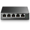 Šakotuvas TP-Link TL-SG1005P Ne-valdomas Gigabit Ethernet (10/100/1000) Maitinimas per Eternetą (PoE) Juoda