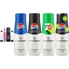 Saturator Sodastream Terra + 2 butelki + gaz Juodas + syrop Pepsi, Pepsi Zero, Pepsi Lime, 7Up