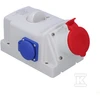 SCAME KARŠTA IR IŠJUNGTA 0-1 16A/5P/2X230V IP44 OPTIMA-