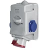 SCAME KARŠTA IR IŠJUNGTA 0-1 16A/5P/2X230V IP44 OPTIMA-