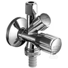Schell kombinētais stūra ventilis Comfort 3/8", hroms