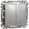 Schneider Electric Sedna dizainas Dvivietis jungtis sidabro Alum. SDD113108