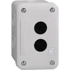 Schneider Electric 2 skylių dėklas 22mm pilkas IP54 (XALE2)