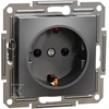 Lizdas Schneider Electric Asfora EPH2900171, įžemintas lizdas, IP20, juodas
