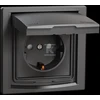 Schneider Electric ASFORA SCHUKO IP44 lizdas su 1 kartus tankiuoju rėmeliu (EPH3100371)