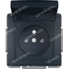 Schneider Electric 2P + PE lizdas IP44 antracito rėmelio sistemos asorai (EPH2800671)