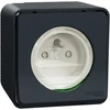 Schneider Electric Mureva Style Socket 2P+PE antracitas MUR35031