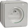Schneider Electric Mureva Style 2P+PE lizdas baltas MUR39030