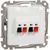 Schneider Electric Sedna Design 2x garsiakalbių lizdas baltas SDD111411