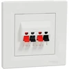 Schneider Electric Dvivietis ASFORA garsiakalbio lizdas su baltu rėmeliu - EPH5700121