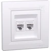 Schneider Electric Kompiuterių lizdai dviviečiai 2xRJ45 cat.6 balta - EPH4800121