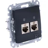 Schneider Electric GN.KOMP.2XRJ45 6STP Juodas ANT. ONE DES