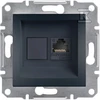 Schneider Electric Asfora katinas. 6 UTP kompiuterio lizdas, be antracito rėmelio (EPH4700171)