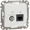 Antenos ir kompiuterio lizdas SCHNEIDER SEDNA DESIGN