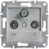 Schneider Electric Mazgas R- TV- SAT, be aliuminio rėmelio (EPH3500161)