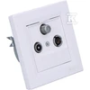 Schneider Electric RTL-SAT antenos lizdas (galutinis) 1 dB balta - EPH3500121