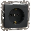 Schneidere Schneider Electric GN.SCHUKO Juodas ANTHRACITE SEDNA DES