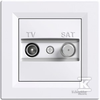 Schneider Electric GN.TV-SAT pralaidumo įrenginys 4DB baltas ASFOR
