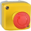 Schneider Electric Kasetė su saugos mygtuku, sukant 1R geltoną IP65 (XALK178)