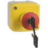 Schneider Electric Kasetė su grybo mygtuku O40 atrakinta raktu 1Z+2R XALK188G