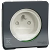 Schneider Electric Mureva Style Socket mechanizmas 2P+PE besriegiai gnybtai antracitas IP55 MUR36133
