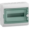 Schneider Electric SCHNEIDERE Hermetinis skirstomasis skydas Schneider Mureva / d. Kaedra 1x12 IP65 UV MRV-1-12-NT-T 13431 paviršinės permatomos durys.