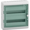 Schneider Electric SCHNEIDERE Hermetinis skirstomasis įrenginys Schneider Mureva / d. Kaedra 2x18 IP65 UV MRV-2-18-NT-T 13434 paviršinės permatomos durys.