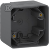 Schneider Electric Mureva Styl IP55 sienos pagrindas 1x antracitas MUR37911