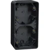 Schneider Electric Mureva Styl Wall pagrindas 2x vertikalus antracitas MUR37912