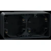 Schneider Electric Mureva Styl Sienos pagrindas 2x horizontalus antracitas MUR37914