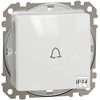 Schneider Electric SCHNEIDERE "varpelio" mygtukas Schneider Sedna Design SDD211131 IP44 baltas dizainas ir elementai