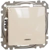 Schneider Electric Skambučio mygt./apšv. p/t Sedna Design smėlio sp.