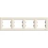 Schneider Electric Quadruple frame Asfora horizontalus kremas EPH5800423