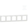 Schneider Electric Penkiavietis rėmelis SCHNEIDER Sedna Design, baltas; SDD311805