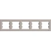 Schneider Electric 5x horizontalus bronzos rėmelis (EPH5800569)