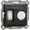 Schneider Electric REG.TEMP.GRINDYS.Juodas ANTRA.SEDNA DIZAINAS