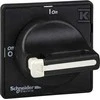 Schneider Electric Priekinis pasukamas laikiklis KAF, skirtas VN-12 VN-20 V02...V2, rankena juoda KAF1PZ