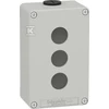 Schneider Electric Harmony XAP Control box, tuščia, pilka, 3 skylių, XAPD2203