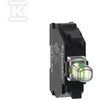 Schneider Electric Priekinių žibintų komplektas Ø22 LED 24V varžtų gnybtai balti - ZBVB1