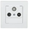 „Schneider Electric Pass-through RTV-SAT“ antenos lizdas 4dB baltas - EPH3500221