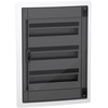 Schneider LVSXP318 PrismaSeT XS 3x18 PSXS-3-18-PT-P skirstomieji įrenginiai, įleidžiami į žemę, skaidrios durys, IP40 IK09 LVSXP318