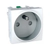 Schneider Electric Unica vienvietis lizdas be 2P+Z be rėmo, baltas MGU3.059.18