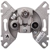 Schneider Electric Merten antenos lizdas trigubas R / TV / SAT galutinis (MTN466097)