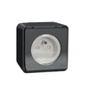 Schneider Electric Mureva Styl Socket 2P+PE antracito varžtų gnybtai MUR36030