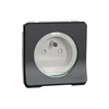 Schneider Electric Mureva Style Socket mechanizmas 2P+PE sraigtiniai gnybtai antracitas IP55 MUR38030